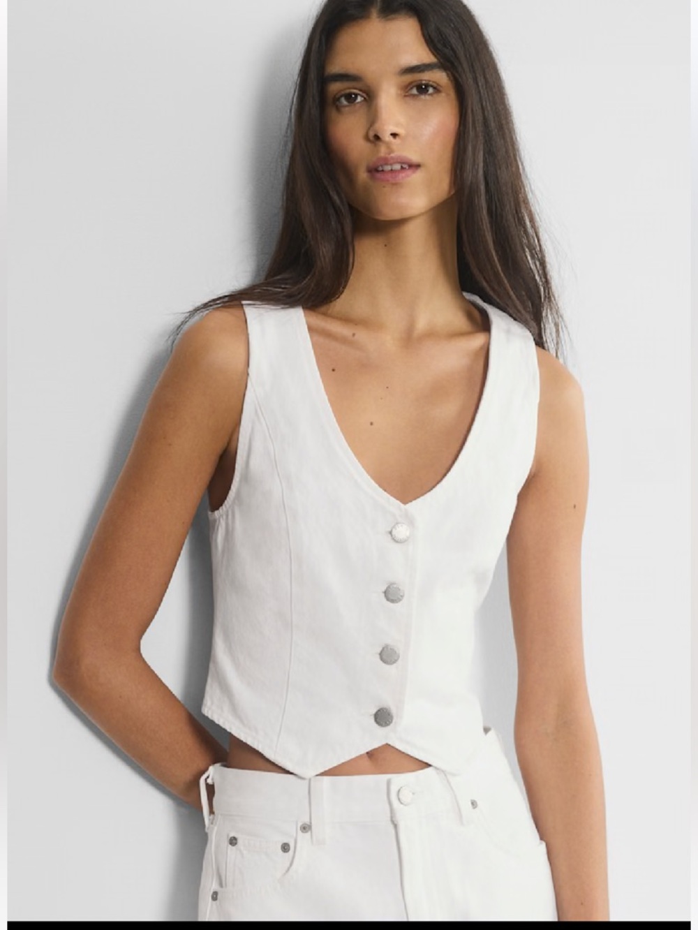 Aritzia Denim Vest